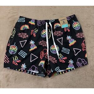 Chubbies The Neon Pride Lined Shorts men's Size XL 2-in-1 lined NEW MSRP $79